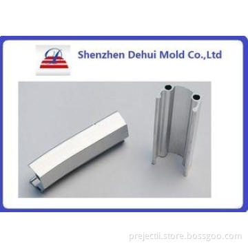 Silver Door Aluminum Extrusion Profiles , Aluminum Frame Ex